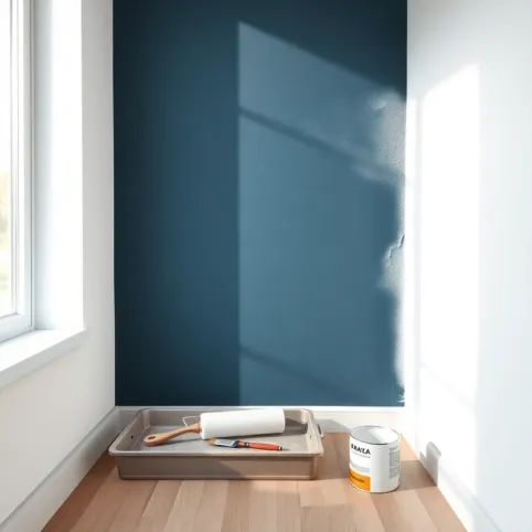 Jak pomalować ciemną ścianę na jasny kolor