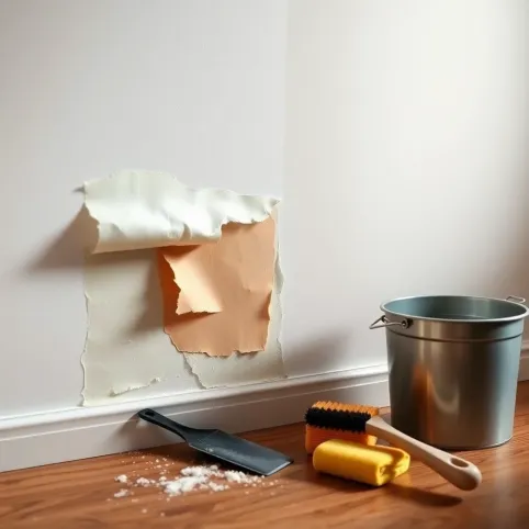 Jak ściągnąć tapetę ze ściany a potem malować