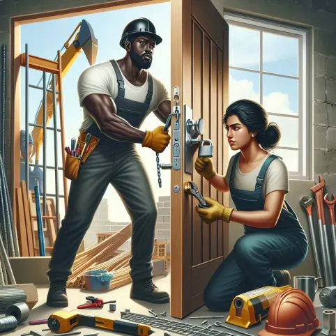 Jak Zabezpieczyć Drzwi Na Budowie